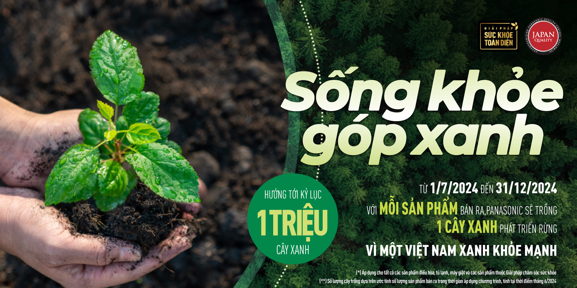 Panasonic chung tay bảo vệ môi trường