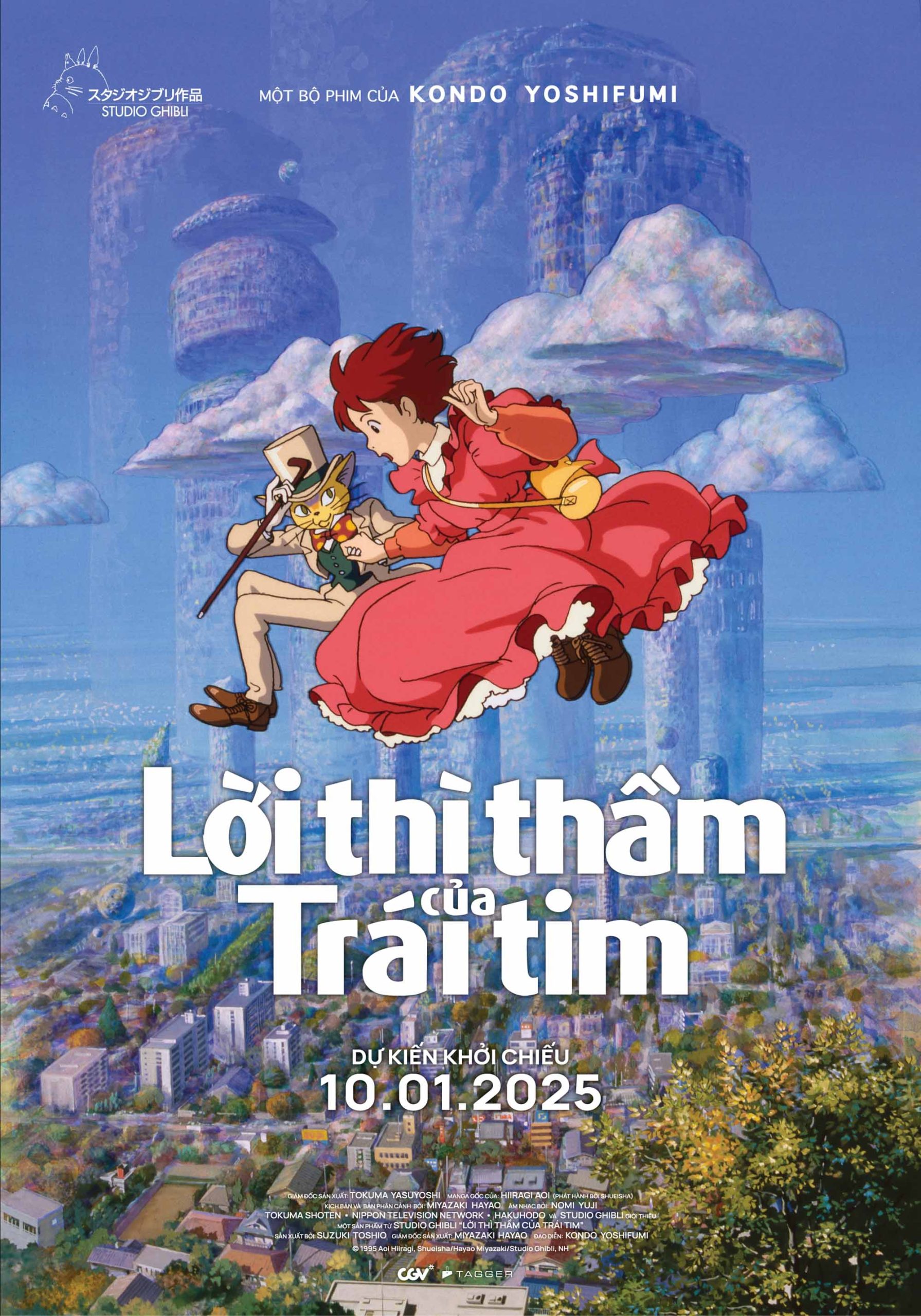 poster phim anime lời thì thầm trái tim