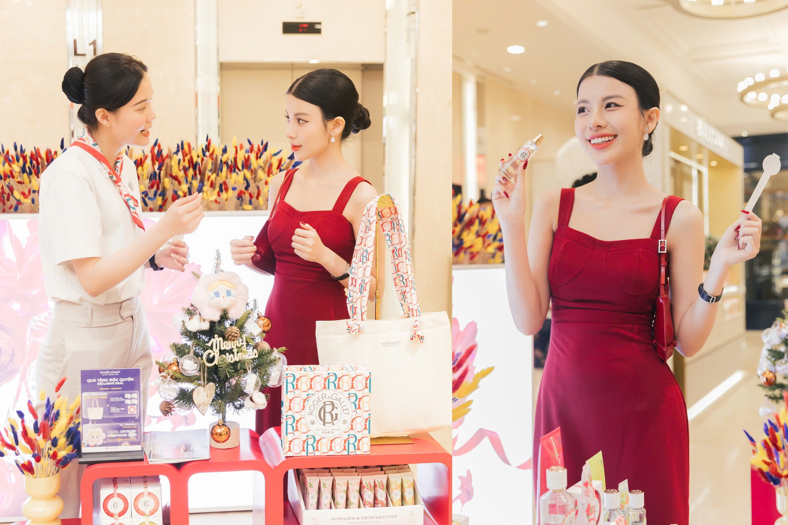 khách mời trải nghiệm dòng nước hoa well-being của Roger&Gallet