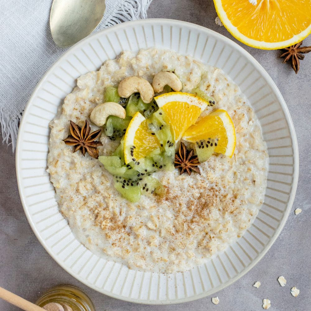 yến mạch và các loại hạt giàu protein