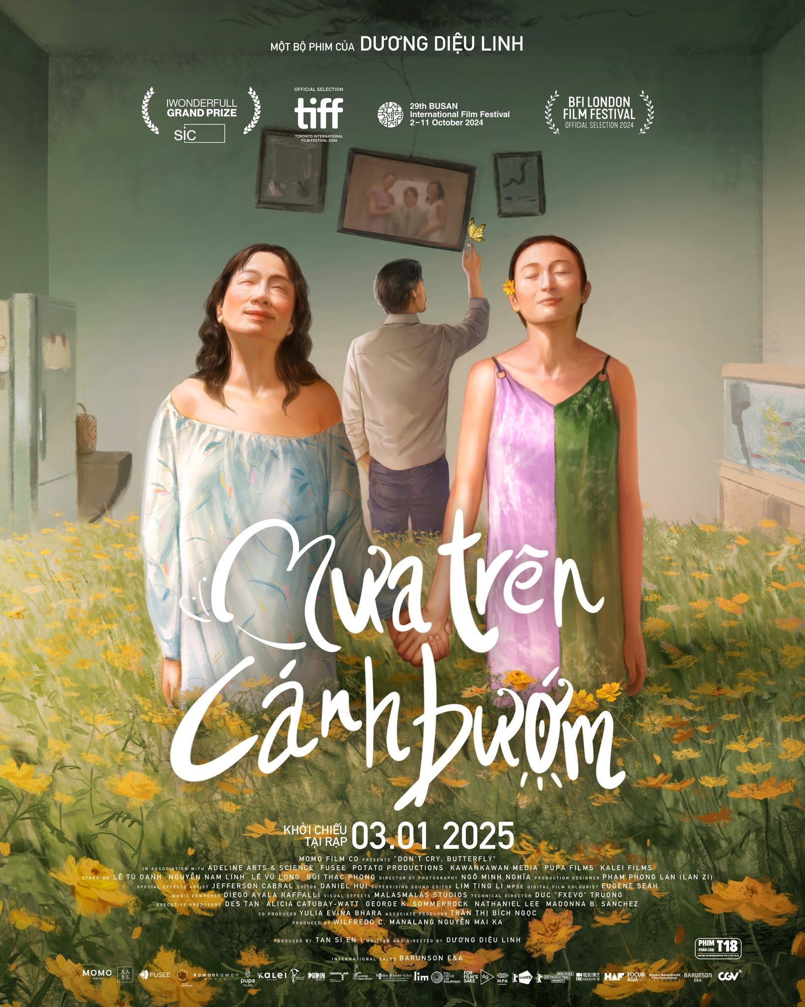 Poster phim Mưa Trên Cánh Bướm