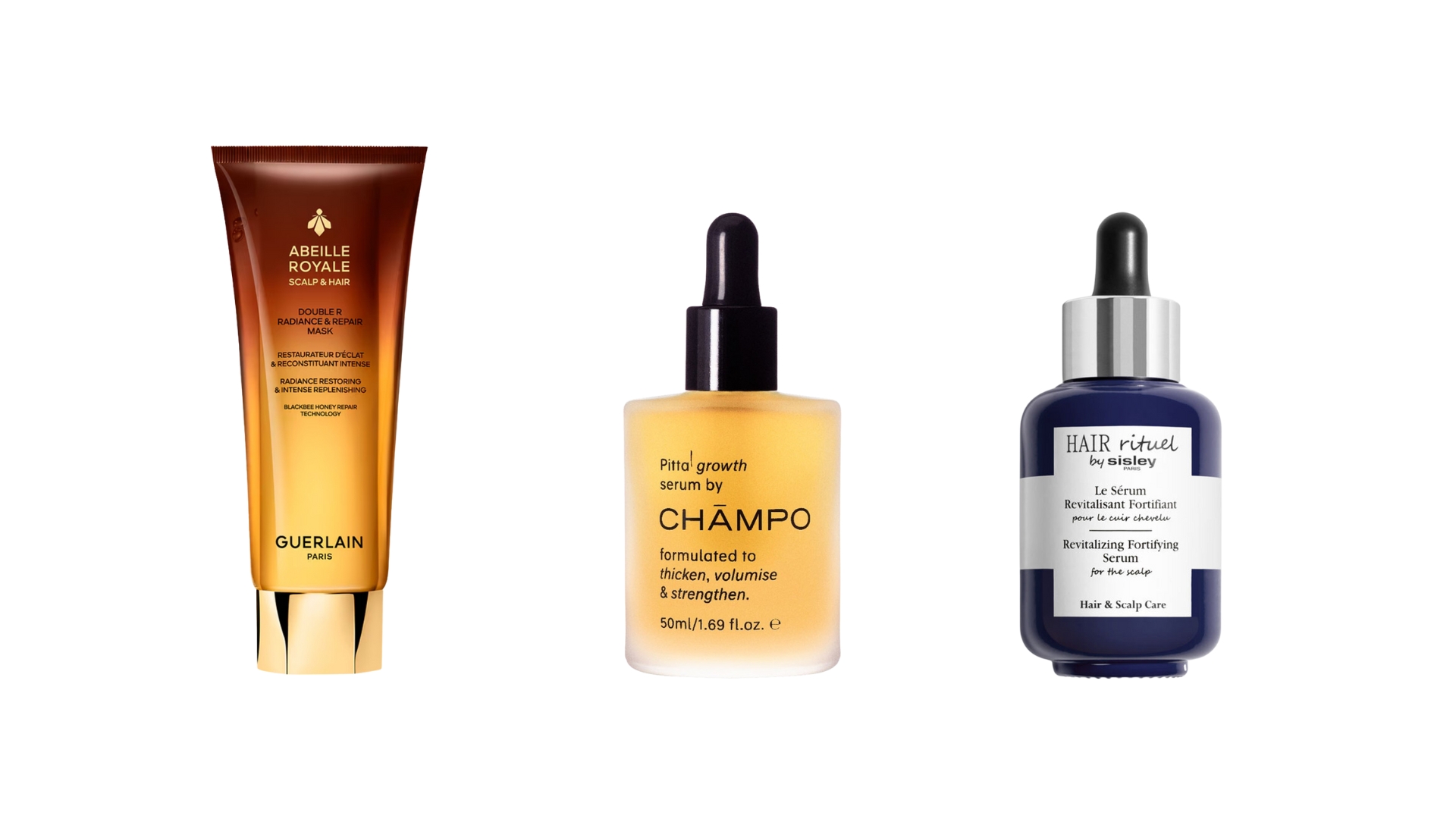 dầu dưỡng tóc của Guerlain, Champo và Sisley