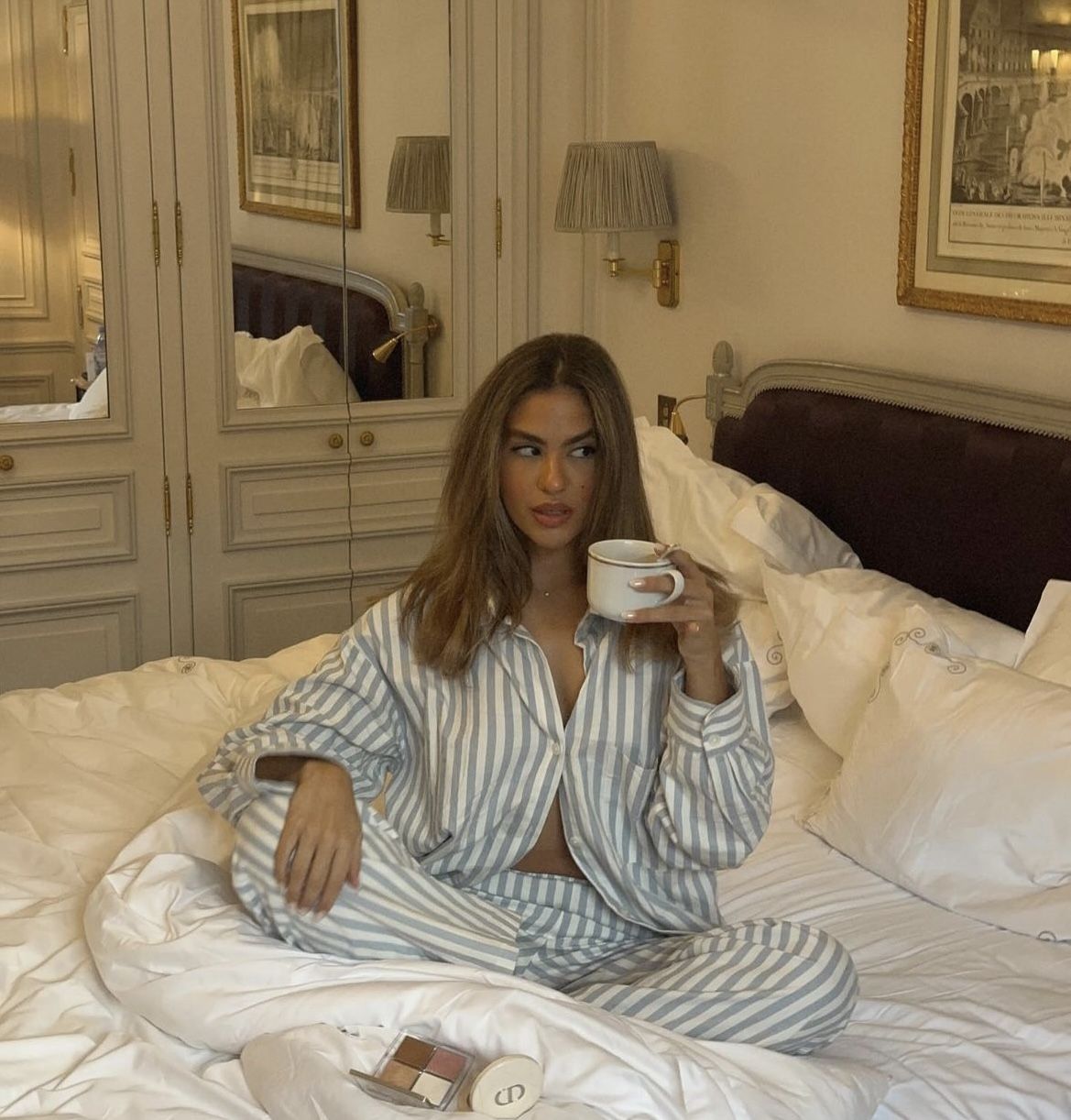 pyjamas cotton hoạ tiết sọc