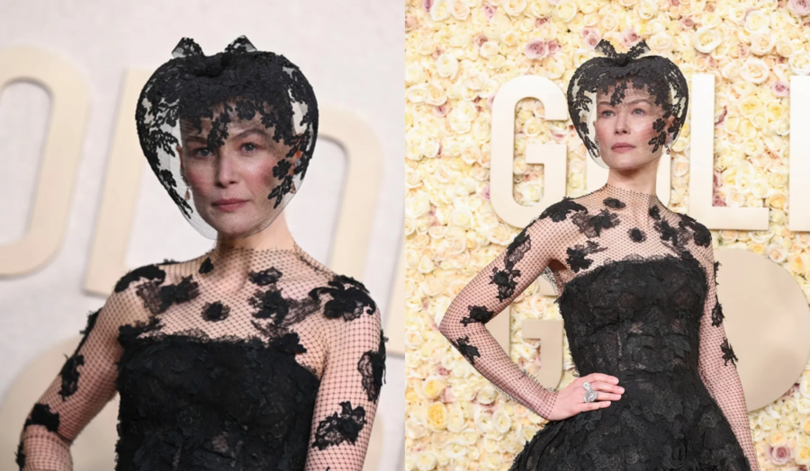 Rosamund Pike ẩn mình trong thời trang Dior Haute Couture
