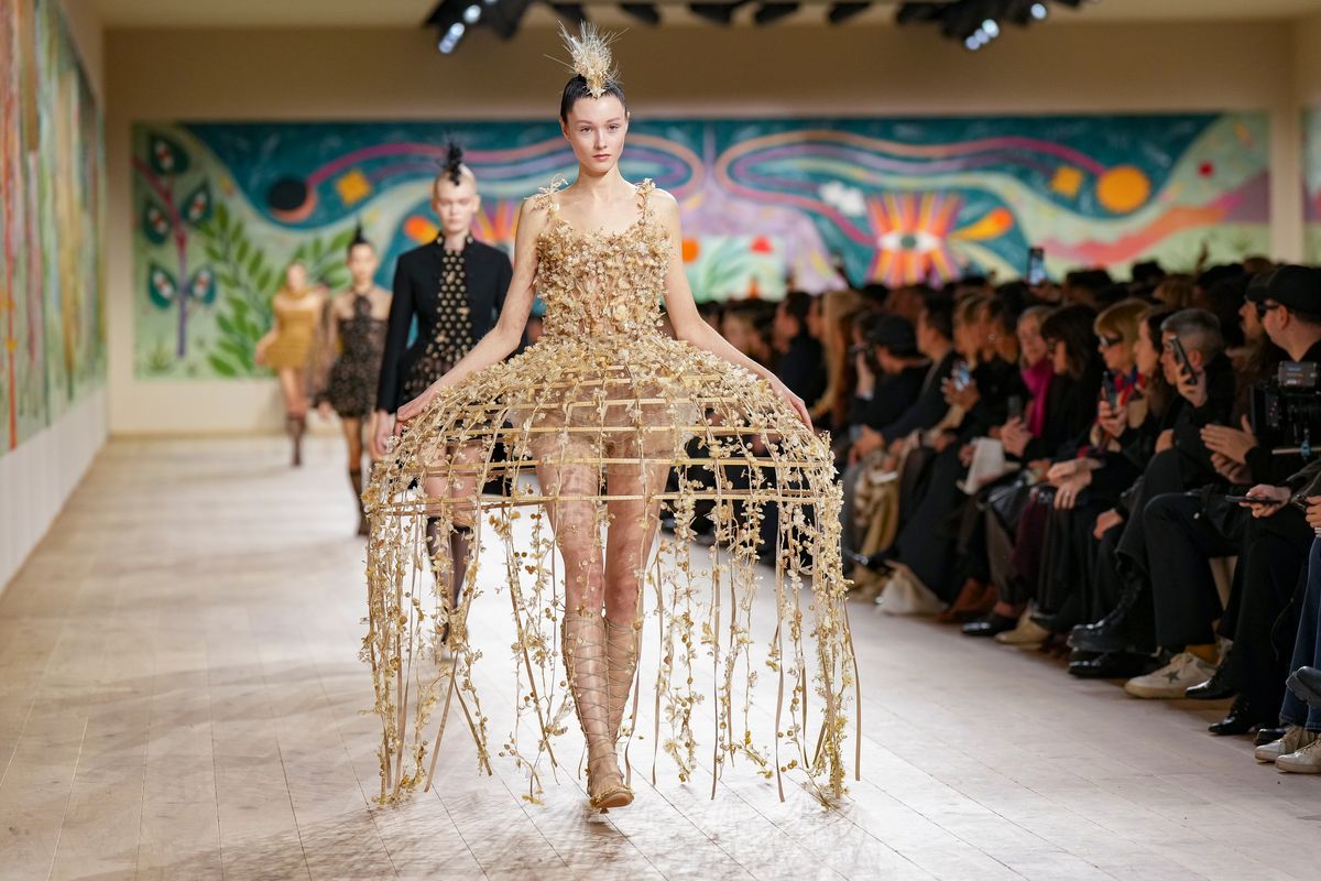thiết kế khung váy Dior