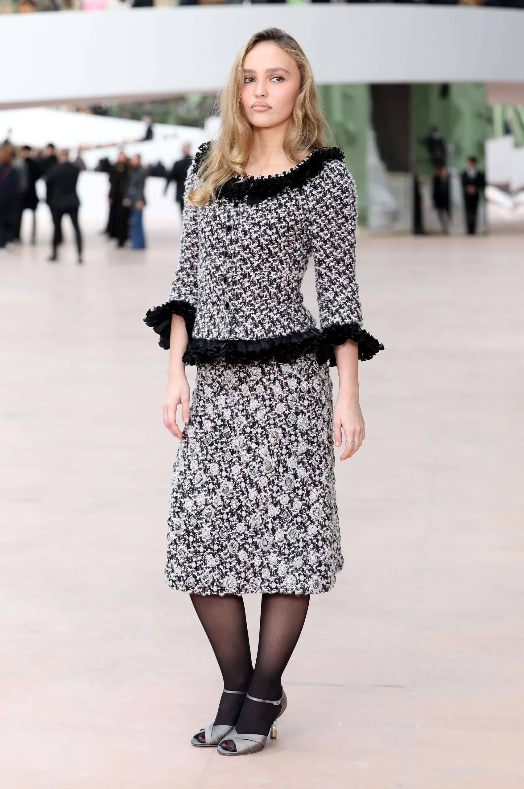 thời trang lily rose depp chanel haute couture