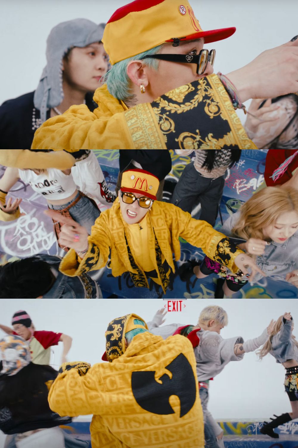 thời trang màu vàng g-dragon