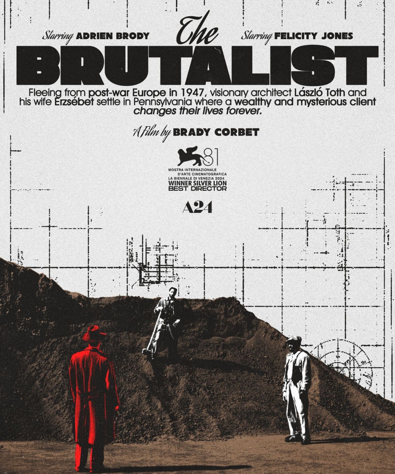  The Brutalist đã nhận được 10 đề cử tại giải Oscar 2025
