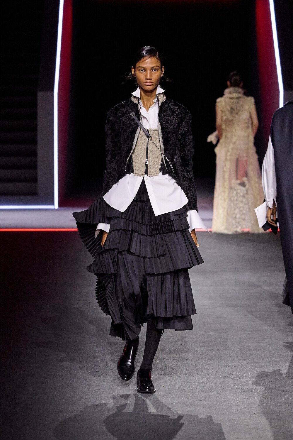 áo khoác lông BST Dior Thu-Đông 2025