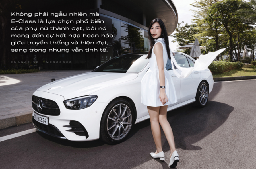 Mercedes-Benz xe trắng