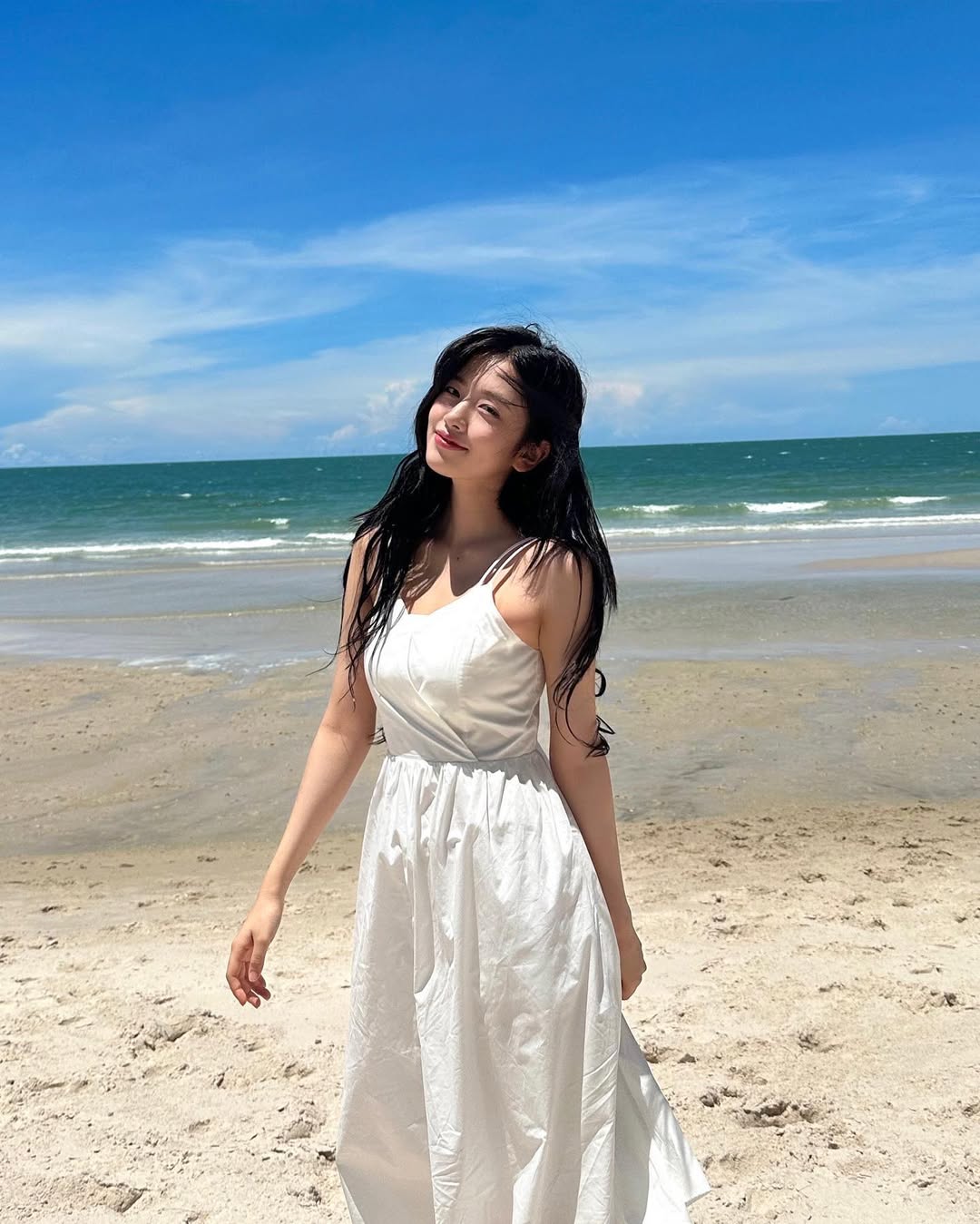 _yujin_an váy cotton