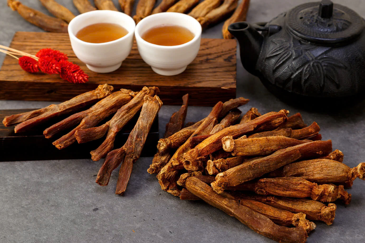 hồng sâm hàn quốc màu đỏ cam
