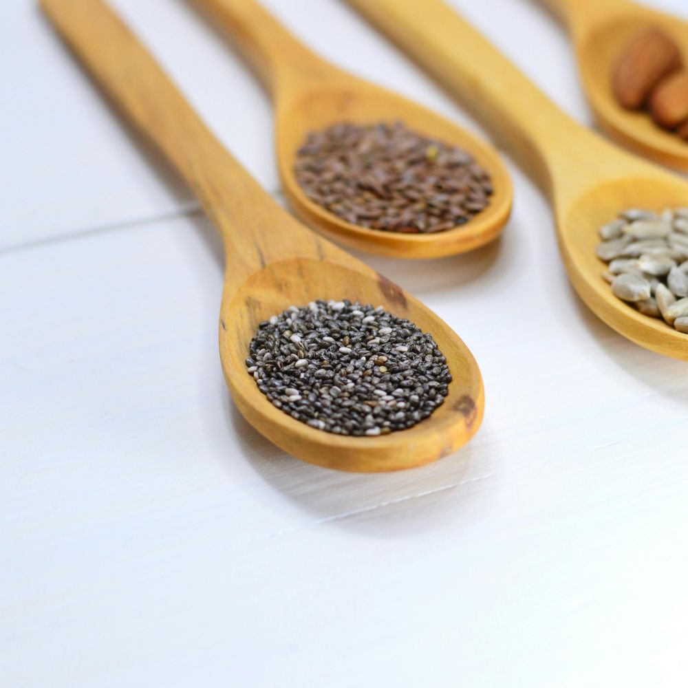 hạt chia chứa canxi