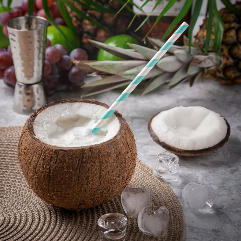 nước dừa giải nhiệt