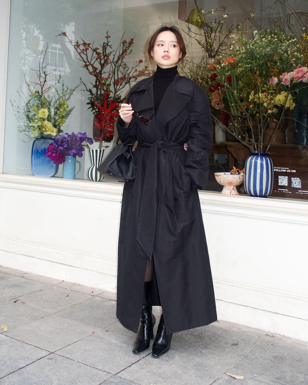 trench coat đồng phục công sở