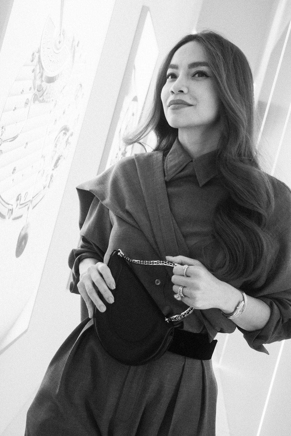 hồ ngọc hà thời trang bvlgari