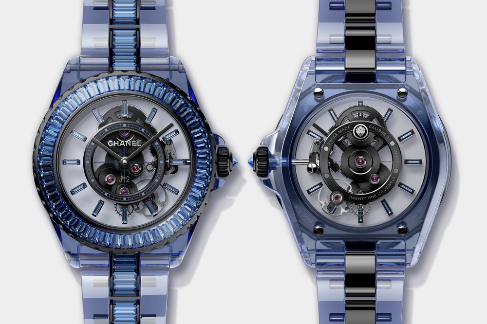 đồng hồ J12 Bleu X-ray chanel