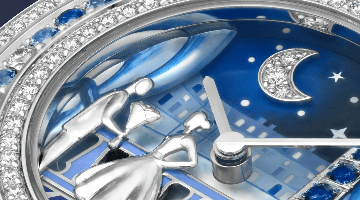 cho tiết mặt đồng hồ Van Cleef & Arpels 