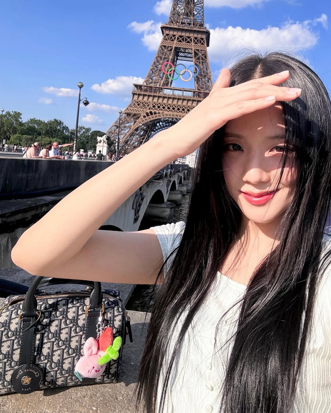 móc khóa túi xách jisoo 