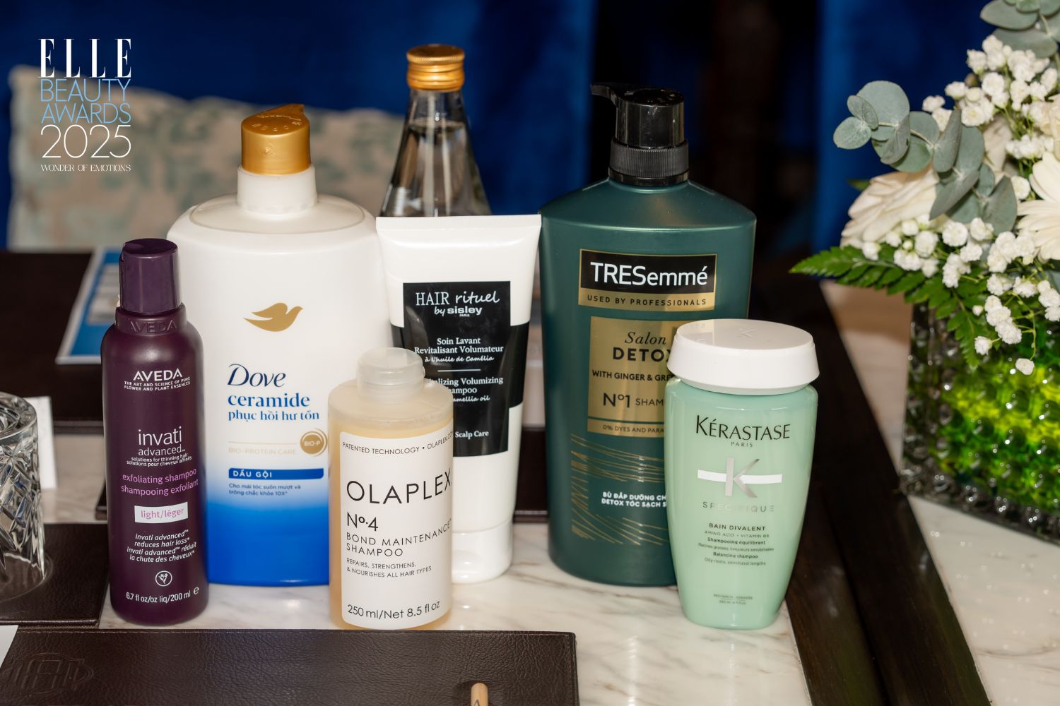 Những sản phẩm trong hạng mục Local Brands tại ELLE Beauty Awards 2025.