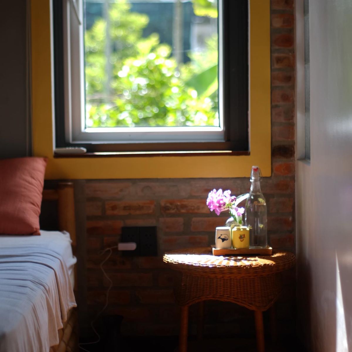 phòng ngủ ở lagom home huế
