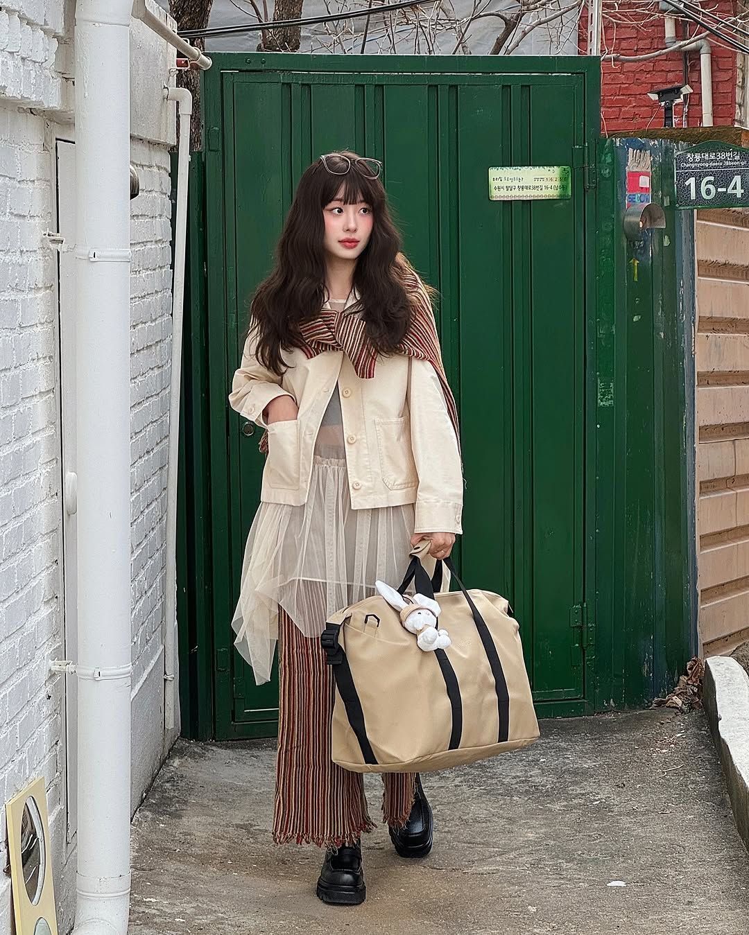 seoha.u màu kem phối nâu