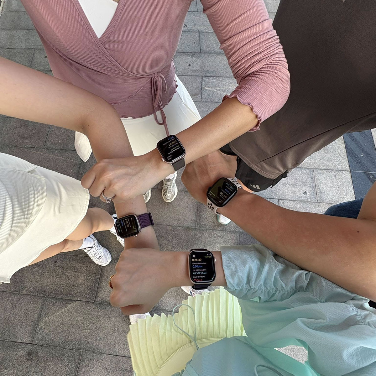 sử dụng apple watch series 10 tập luyện