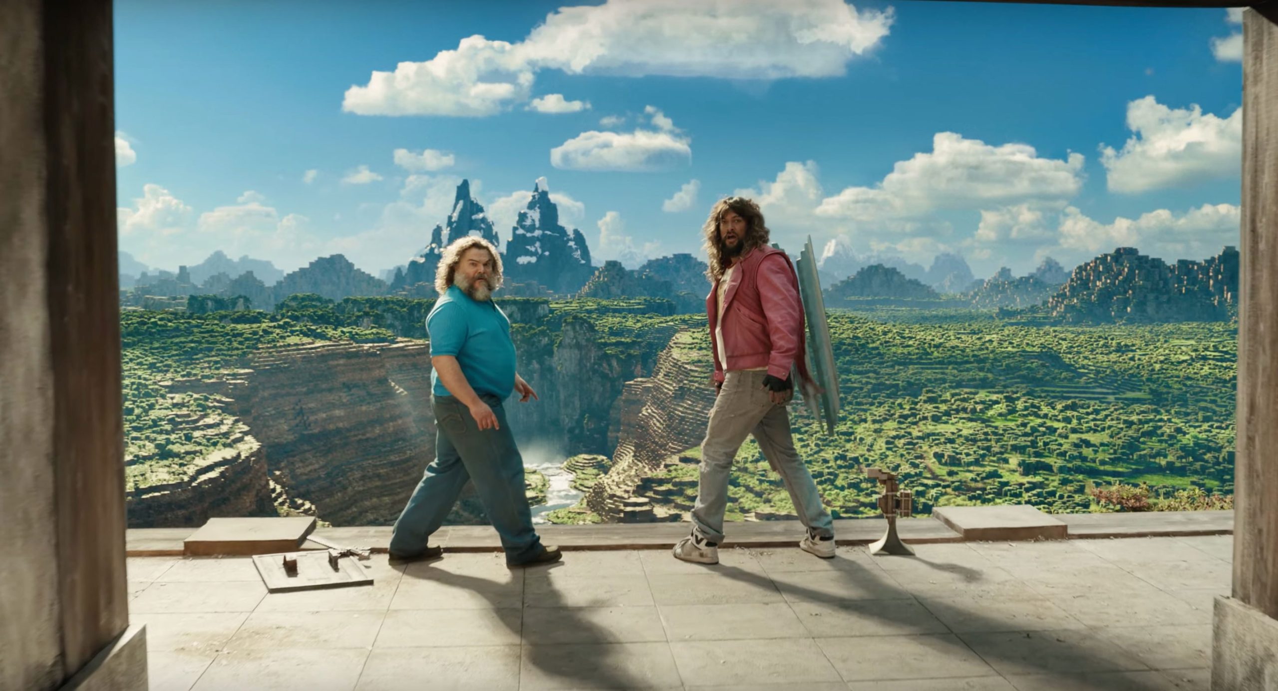 jack black vai stve va2 jason momoa trong a minecraft movie