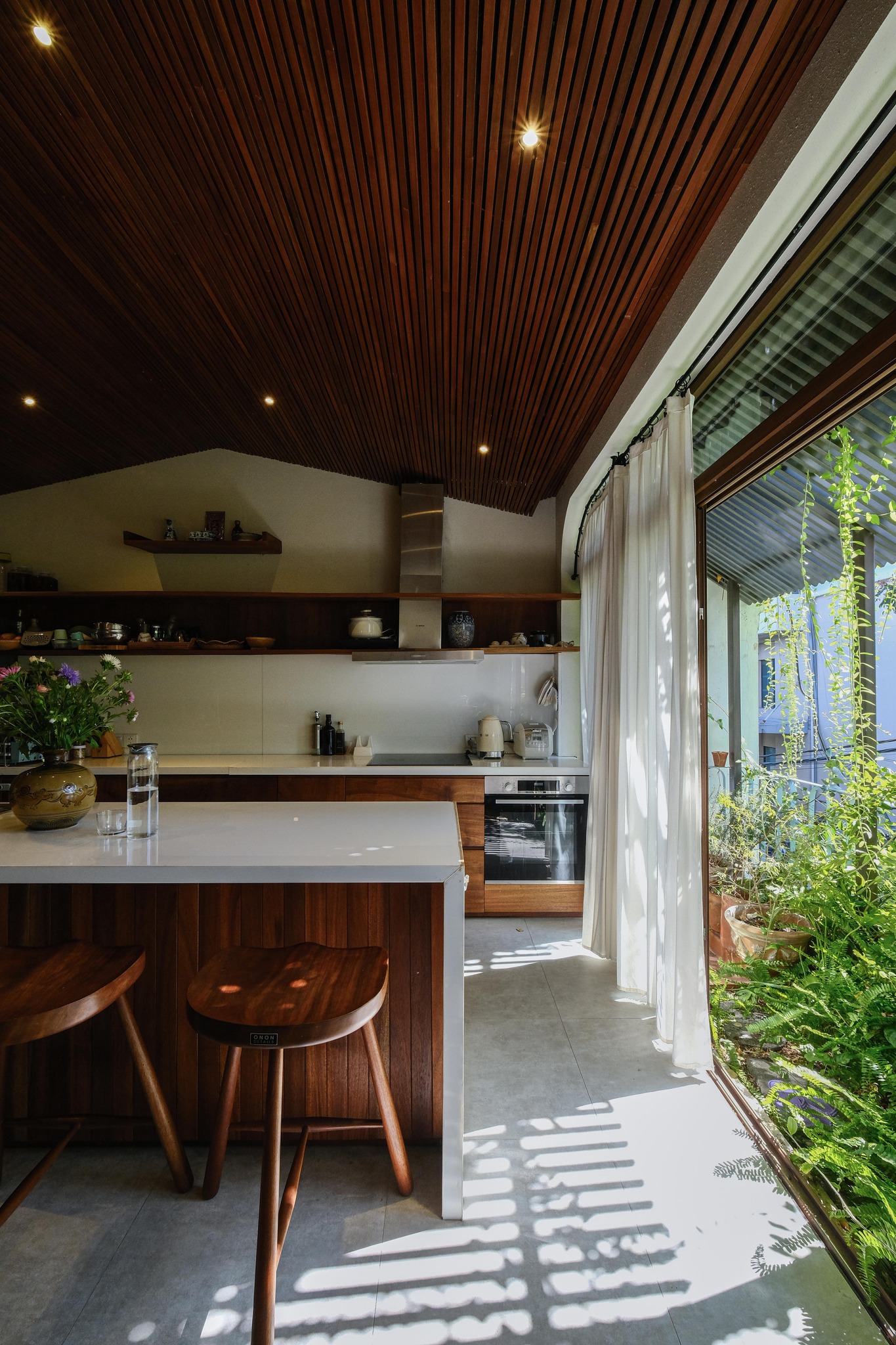 không gian xanh tại nhà bình homestay