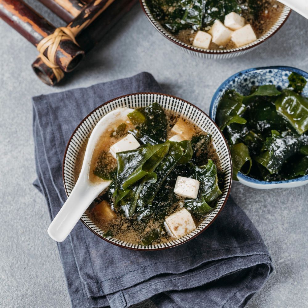 canh rong biển là 1 món ăn chay