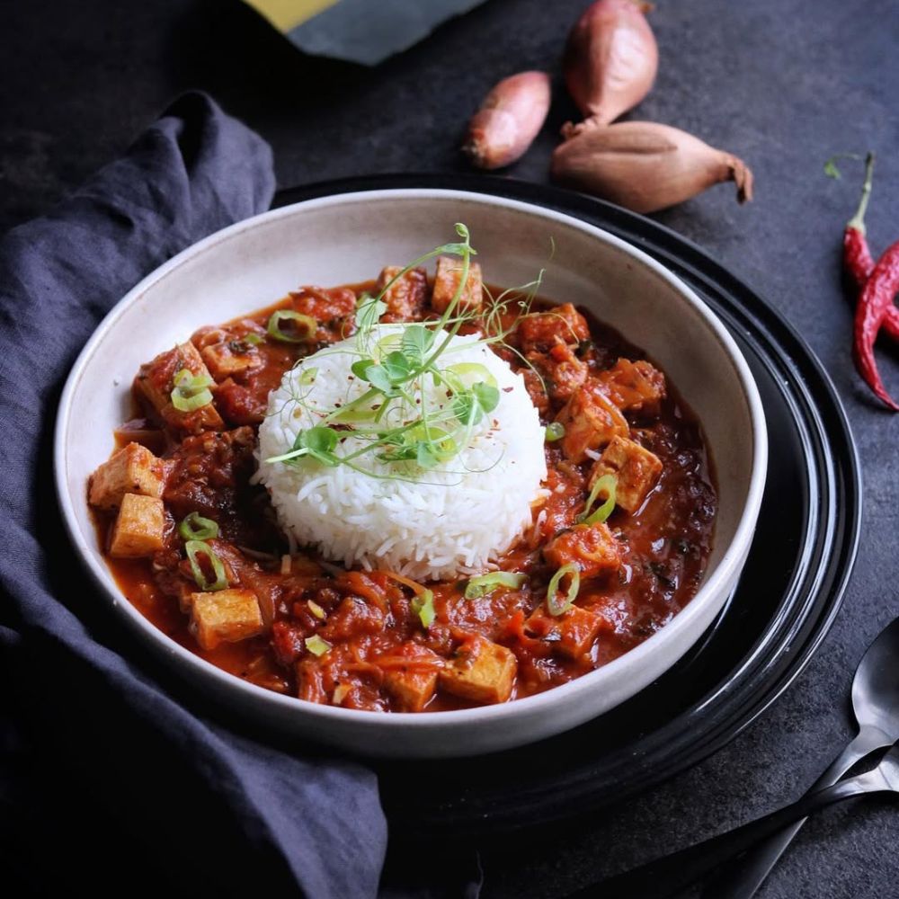 đậu sốt cà chua