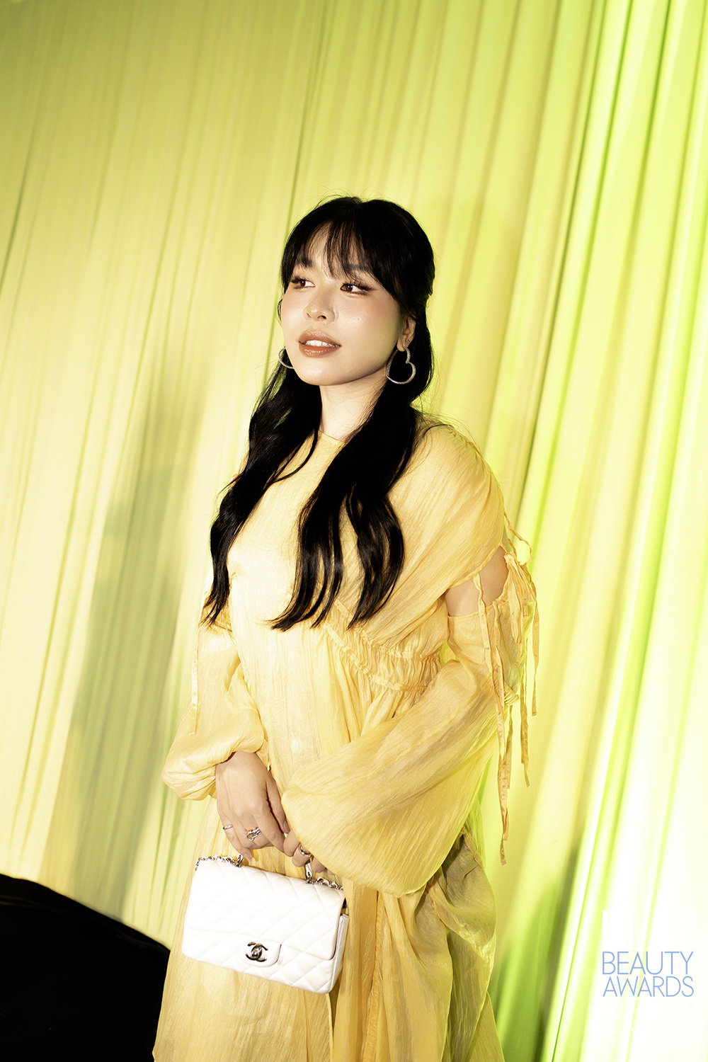 An Phương tại thảm đỏ elle beauty awards 2025