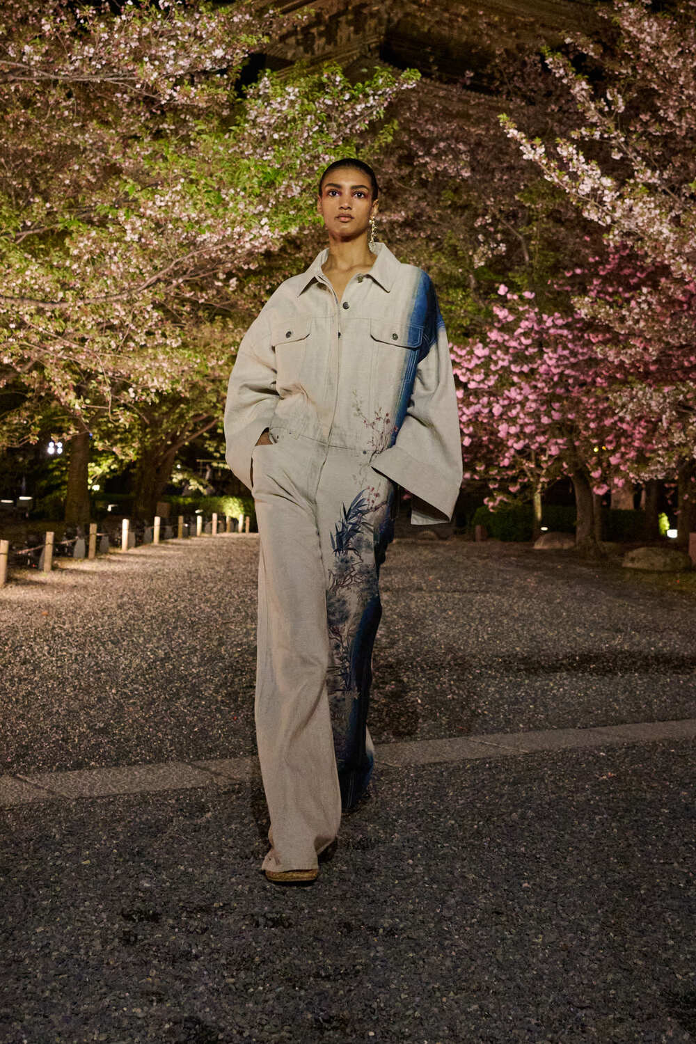 sơ mi denim Dior Fall 2025