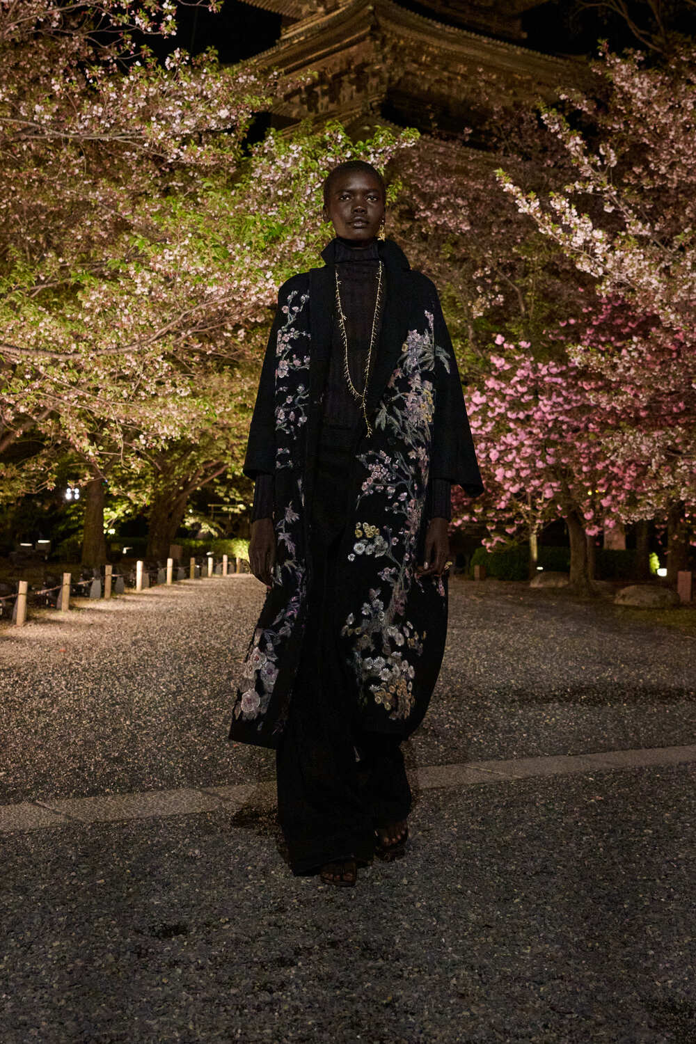 áo nhung hoạ tiết Dior Fall 2025