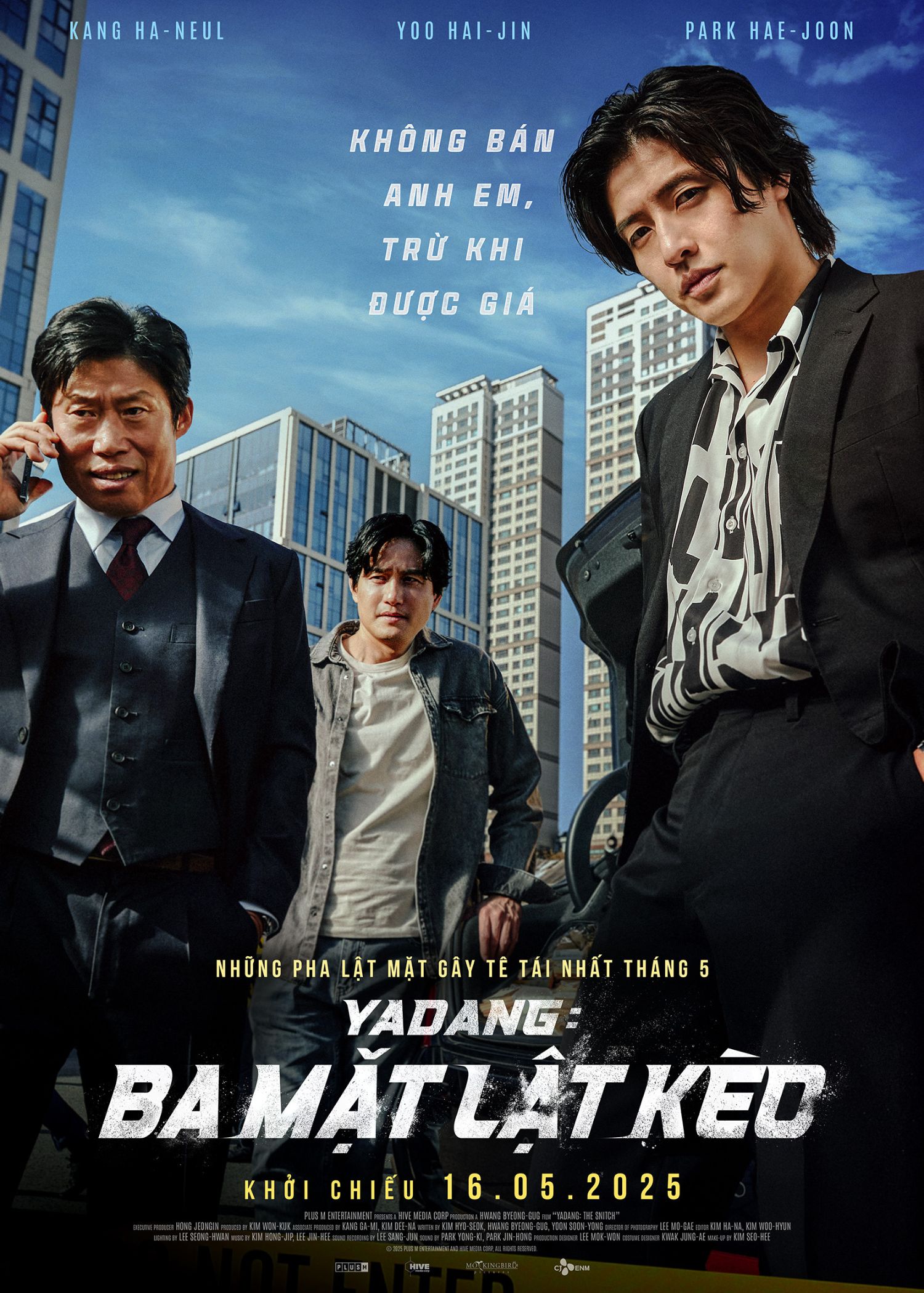 Yadang: Ba Mặt Lật Kèo với sự xuất hiện của Kang Ha Neul, Yoo Hai Jin, Park Hae Joon ấn định ngày khởi chiếu tại Việt Nam.