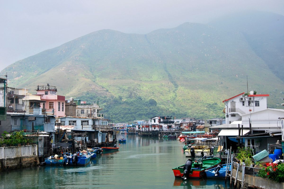 Làng chài Tai O ở Đại Nhĩ Sơn Hồng Kông