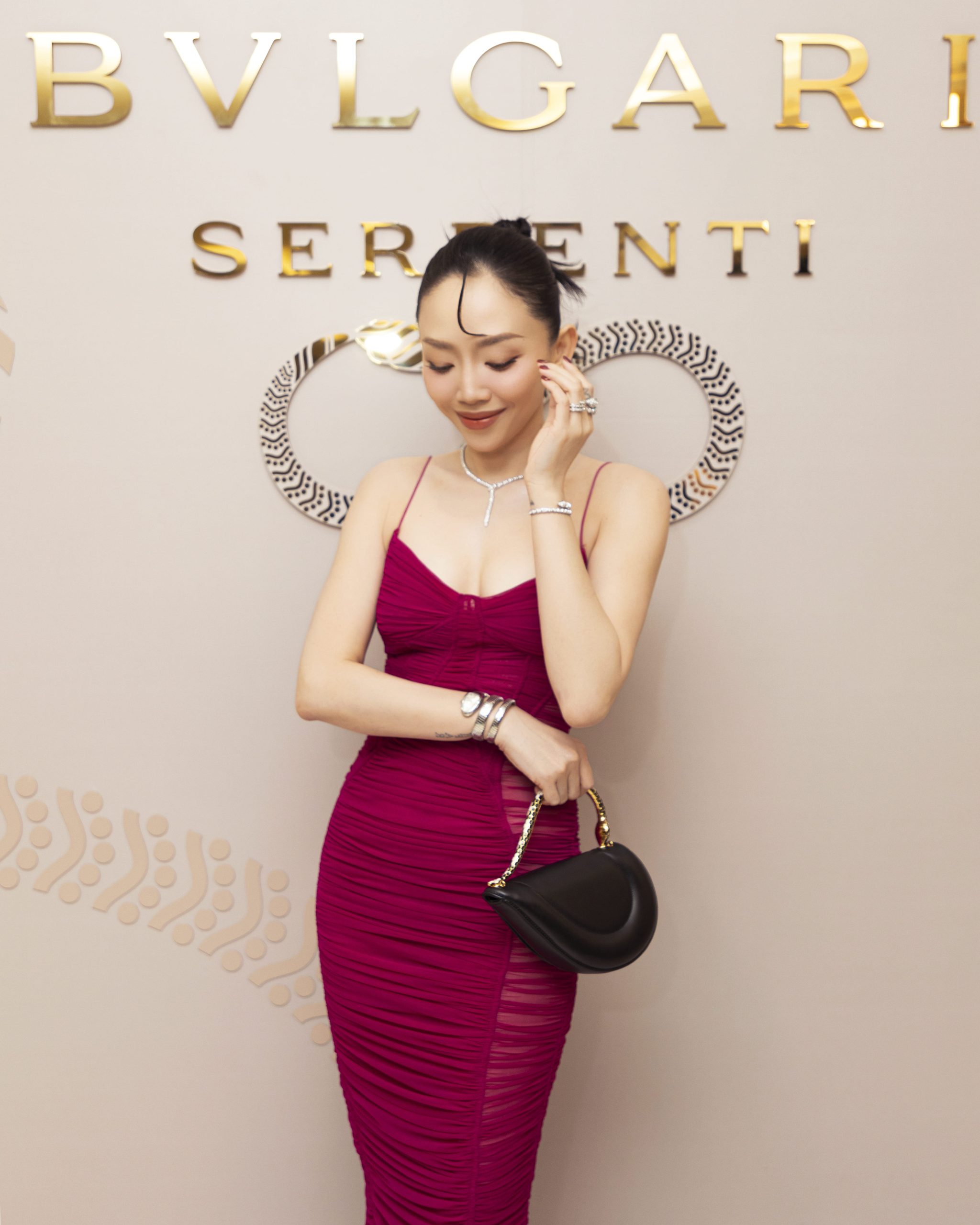 tóc tiên tại Bvlgari