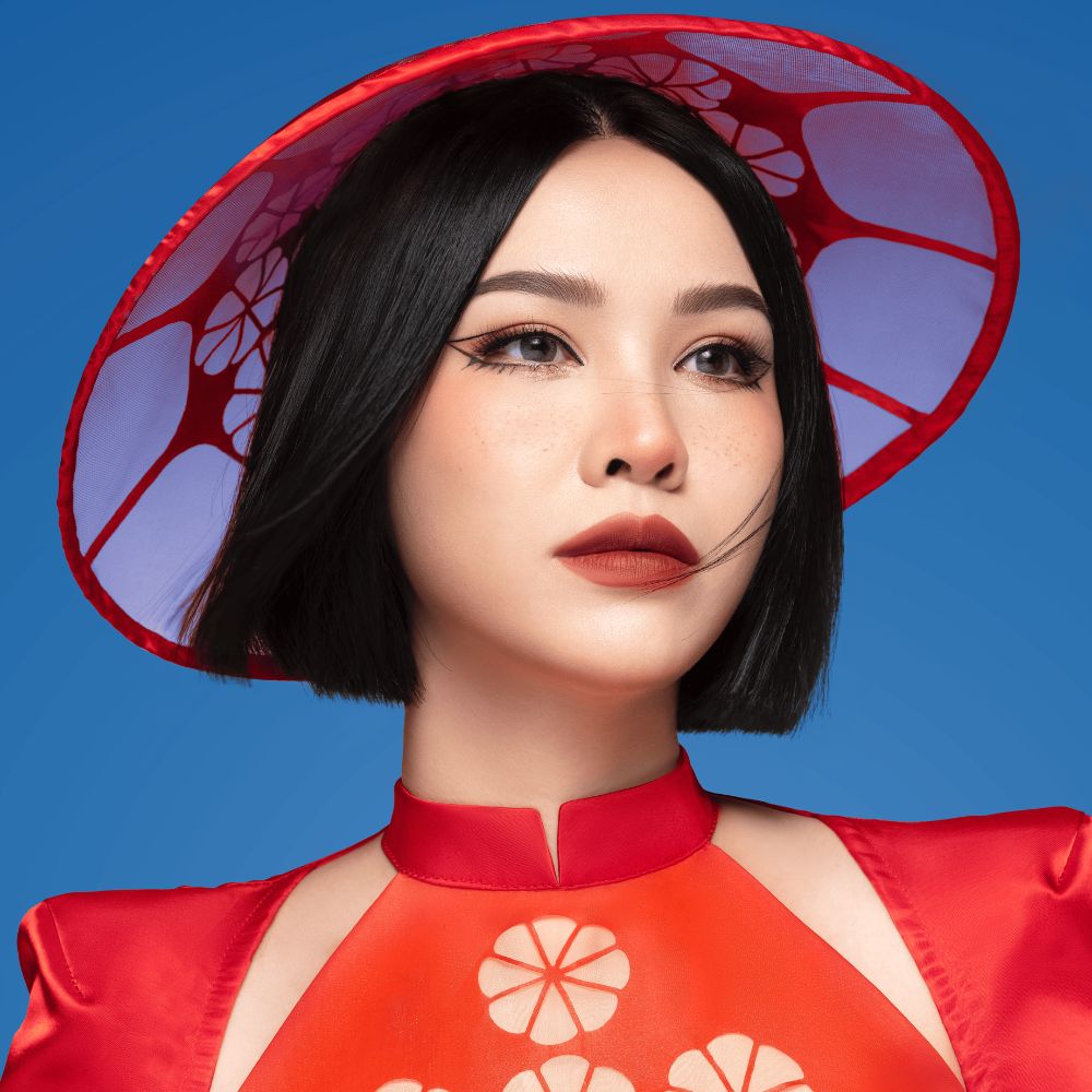 Hình ảnh makeup artist Quách Ánh.