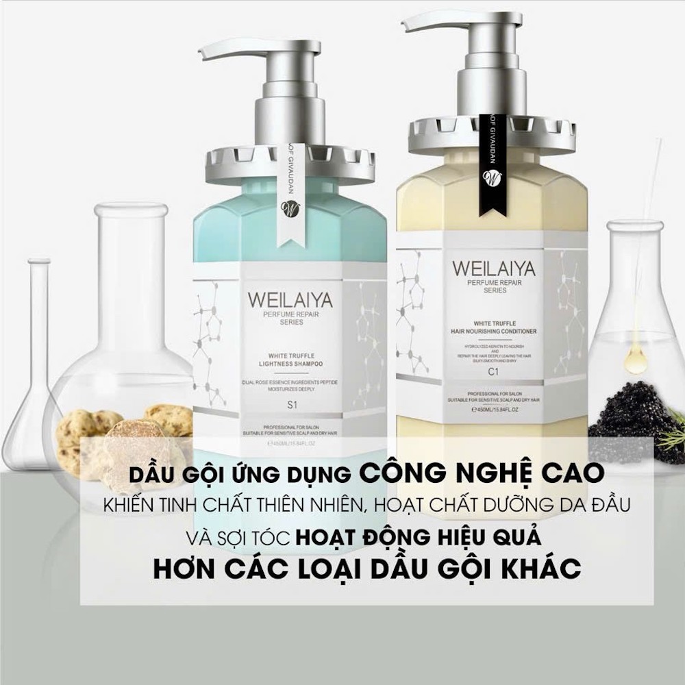 Dầu gội Weilaiya sở hữu công thức ưu việt
