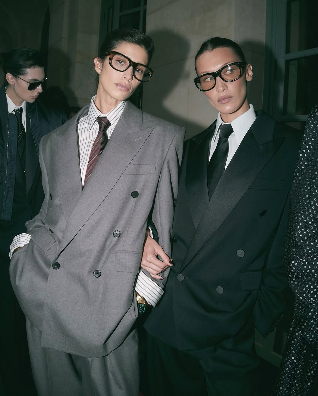bellahadid và vest menswear