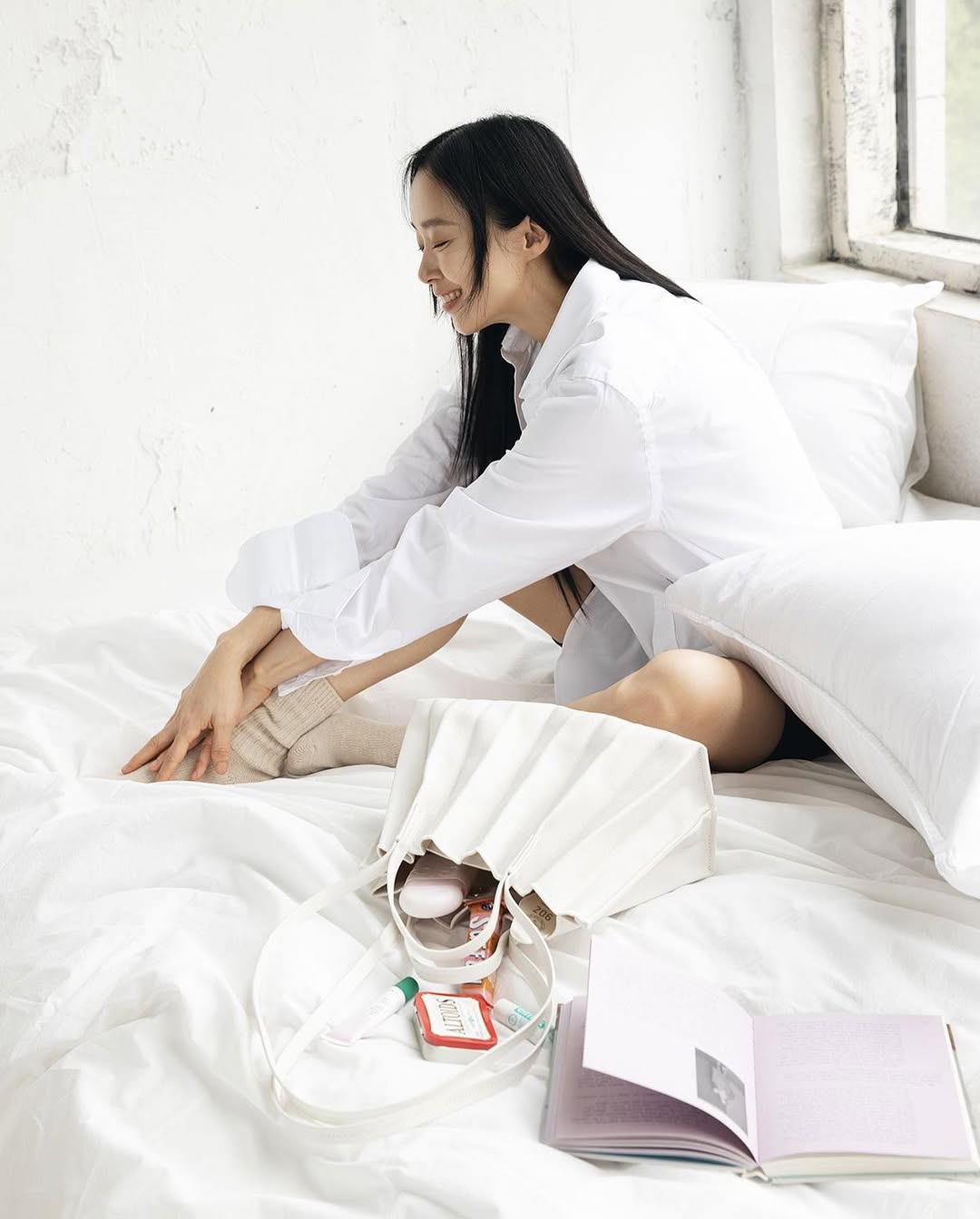 Thời trang của jeon do yeon áo sơ mi 