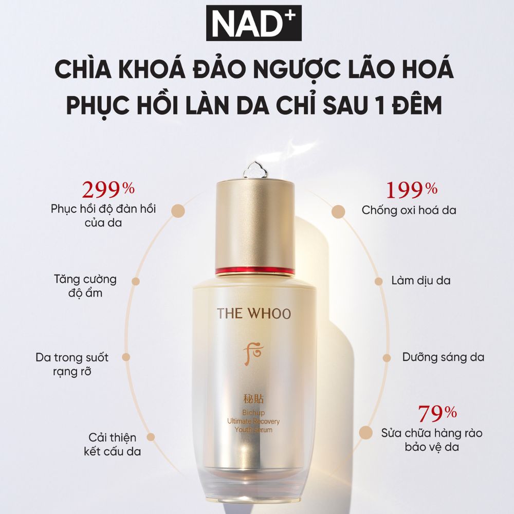 The Whoo Bichup Ultimate Recovery Youth Serum NAD+
