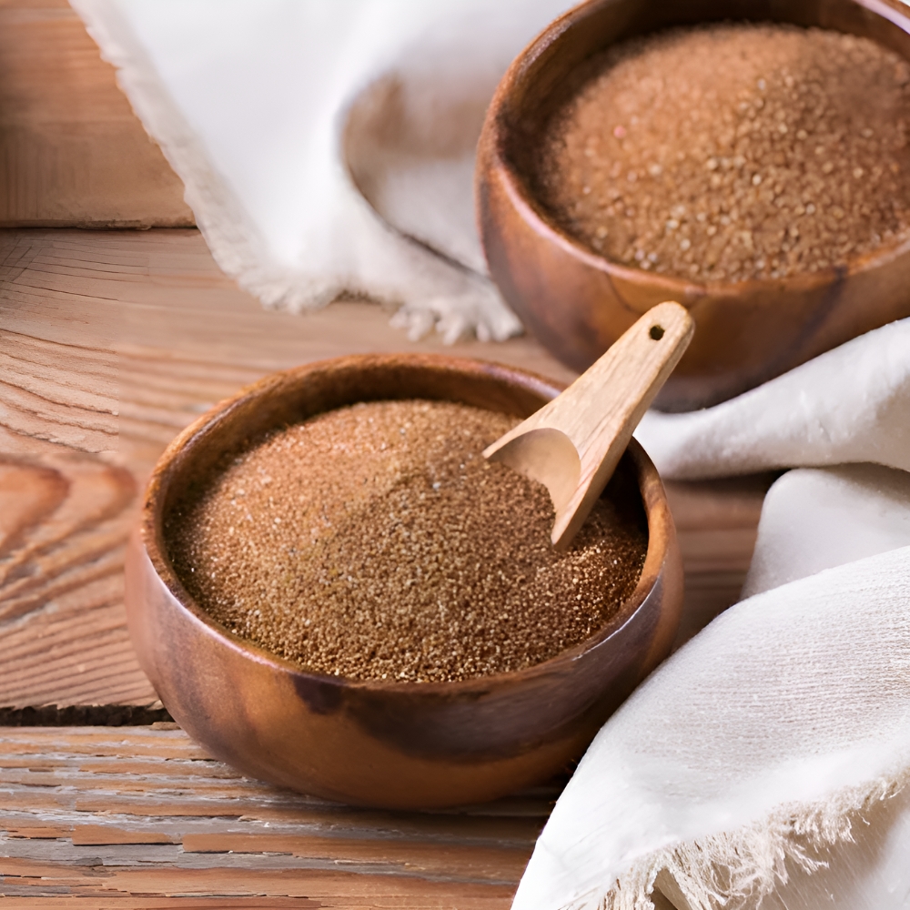 Chén đựng hạt teff.