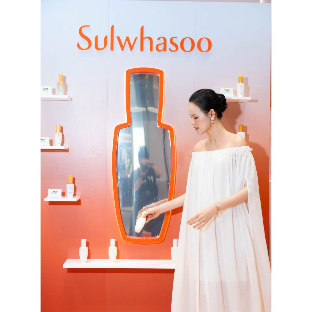 Hình ảnh người mẫu Tuyết Lan tại sự kiện.