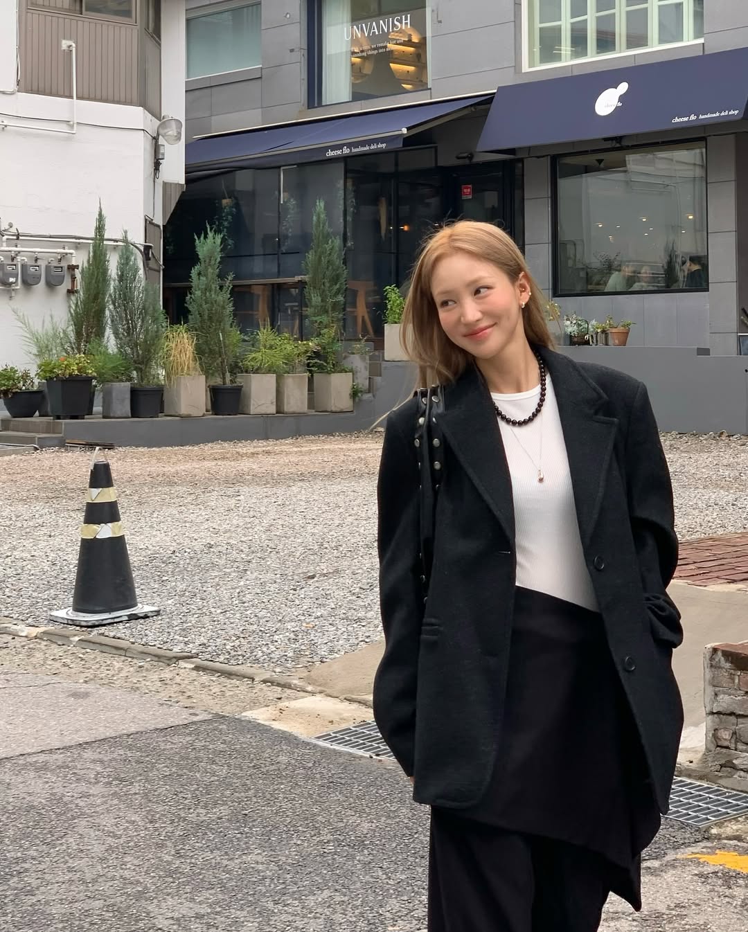 misochu blazer đen 
