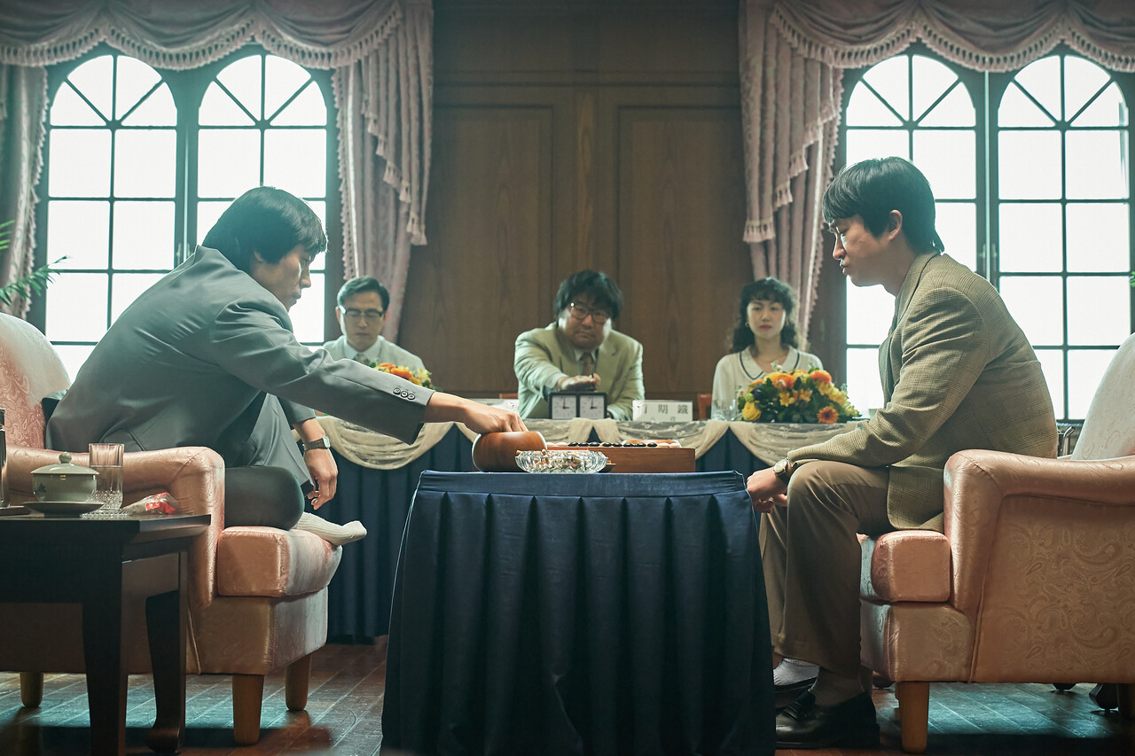 diễn xuất của yoo ah in và lee byung hun trong the match
