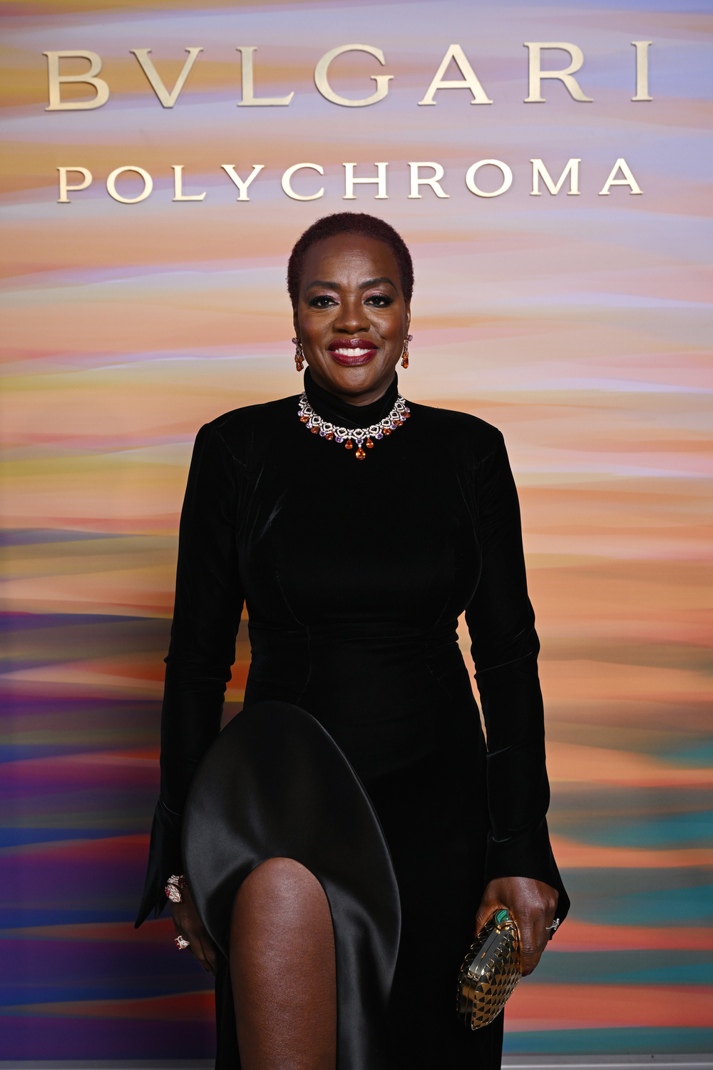 Viola tại buổi ra mắt Bvlgari Polychroma