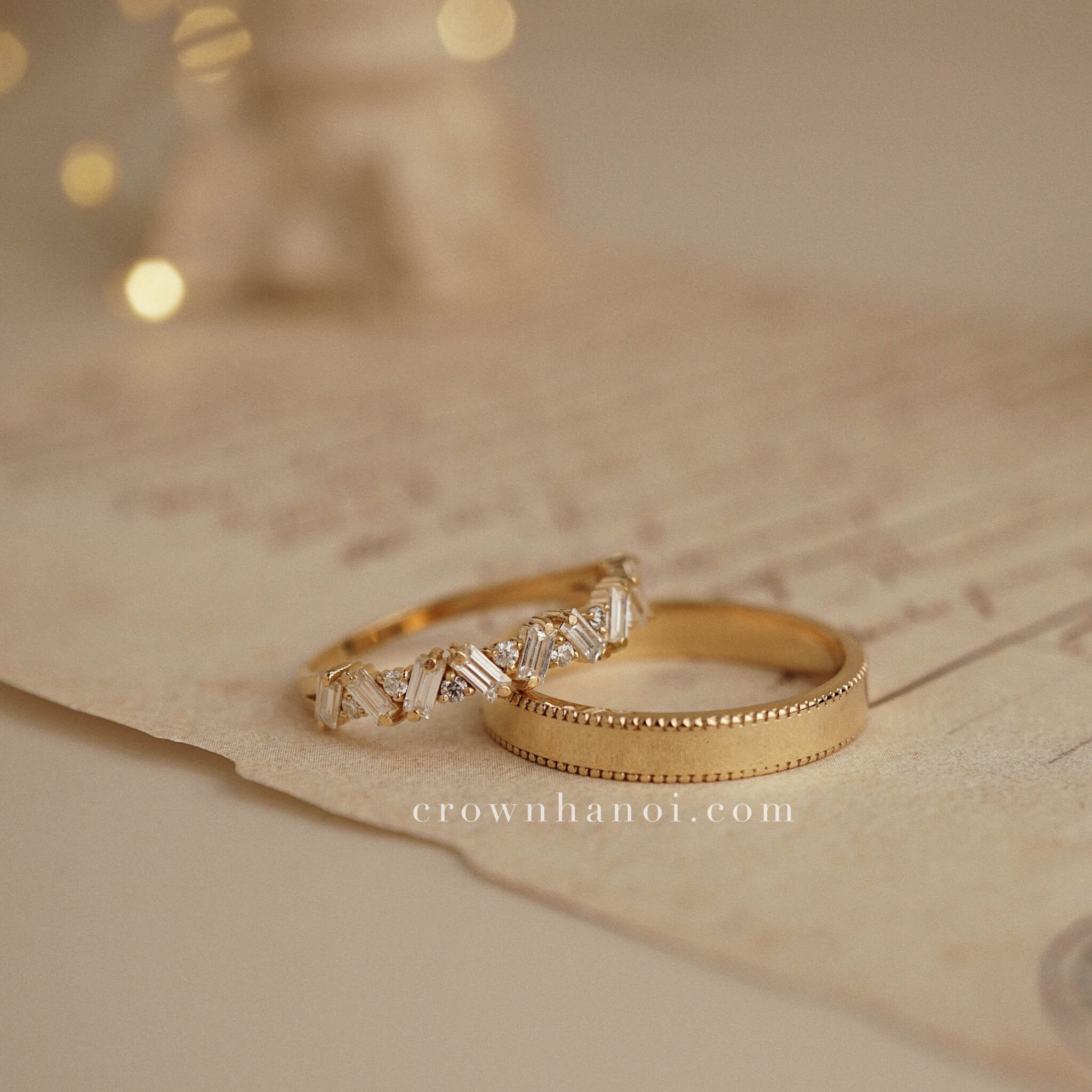 nhẫn cưới đơn giản
