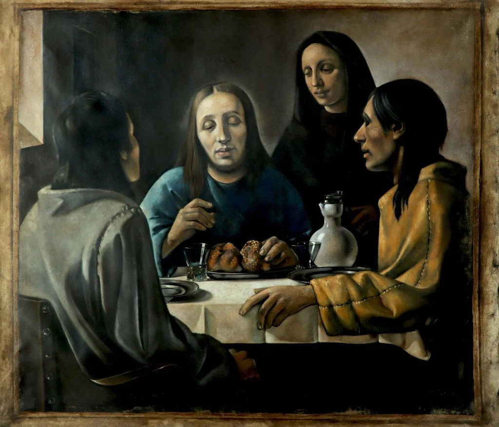 Bức tranh Bữa tối ở Emmaus đề cập trong sách Phù thủy tranh giả mạo: Phi vụ lừa đảo nghệ thuật thế kỷ XX