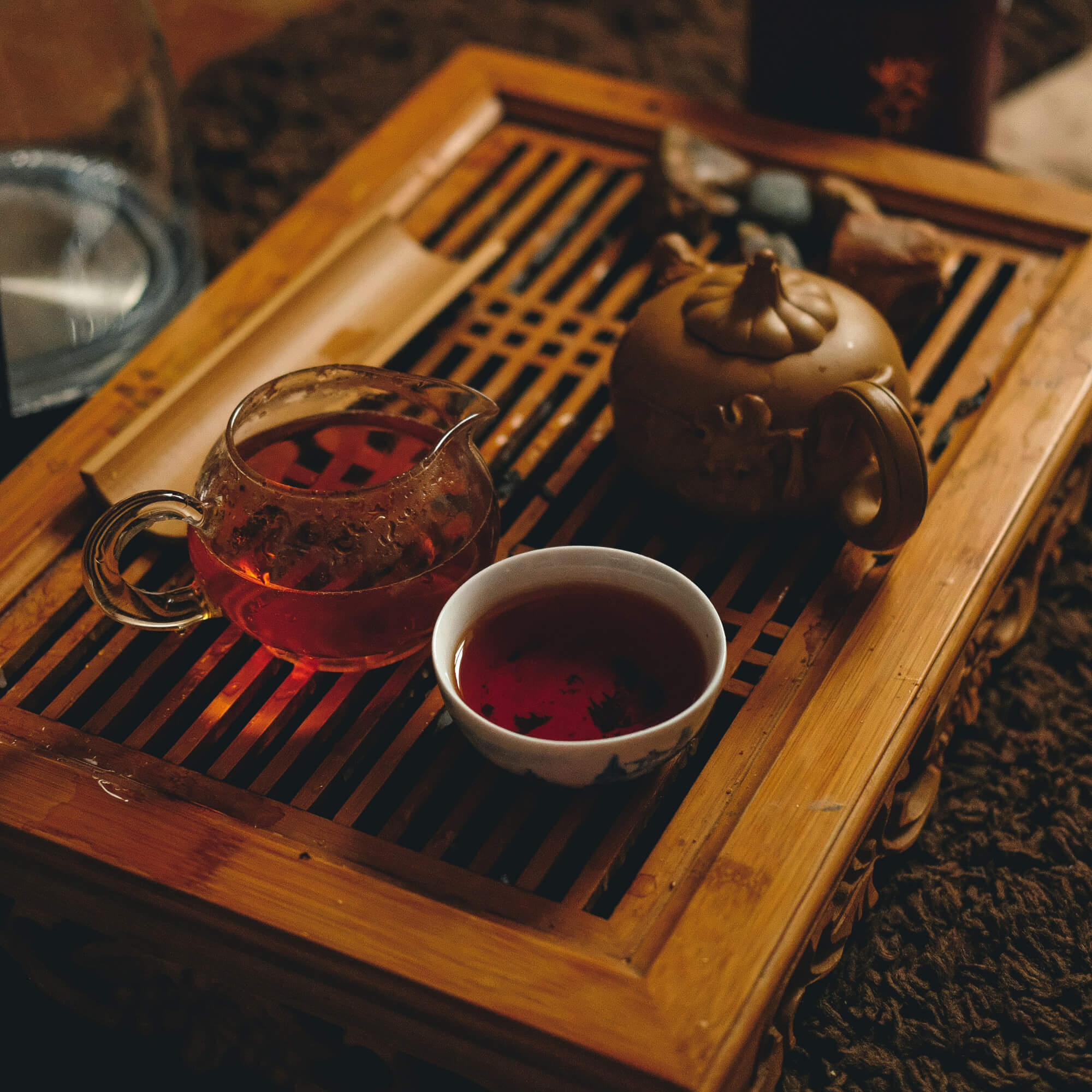 trà thảo mộc an thần thiền định